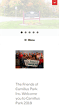 Mobile Screenshot of friendsofcamilluspark.com